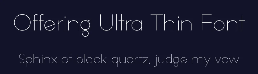 Offering Ultra Thin Font by 7NTypes — Sans Serif Font — thumbnail 2