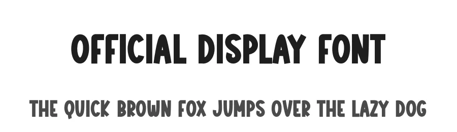 Official Display Font by creativeletter — Display Font