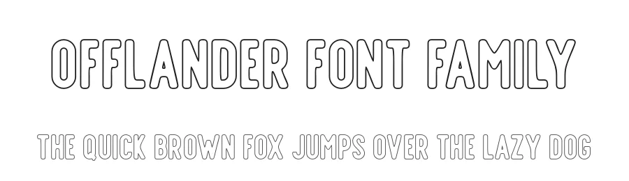 Offlander Font Family by craftsupplyco — Sans Serif Font