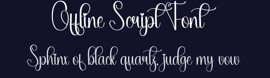 Offline Script Font by andikastudio — Script Handwritten Font — thumbnail 2