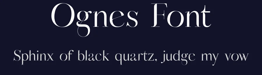 Ognes Font by Silver Stag — Serif Font — thumbnail 2