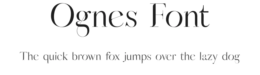 Ognes Font by Silver Stag — Serif Font