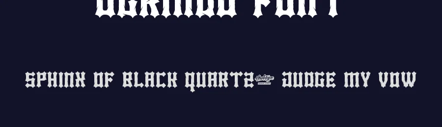 Ogrindo Font by noahtype — Blackletter Font — thumbnail 2