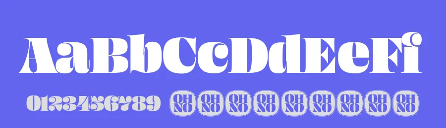 Ohno Fatface Font Family by James Edmondson — Display Font — thumbnail 3