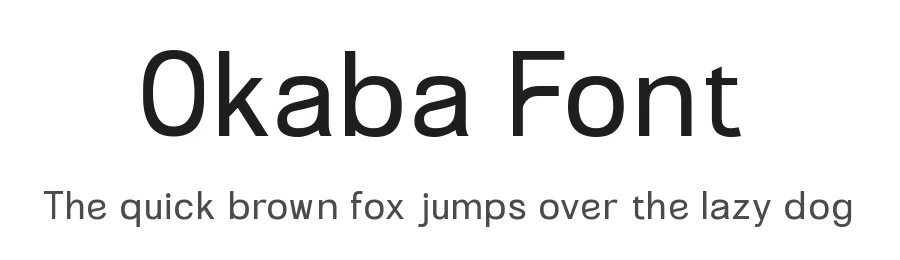 Okaba Font by zamjumps-studio — Sans Serif Font