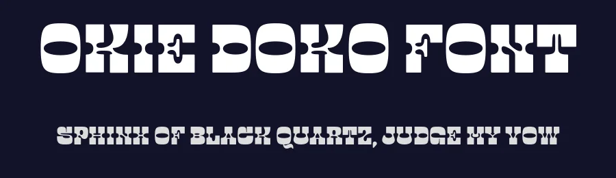 Okie Doko Font by That That Creative — Slab Serif Font — thumbnail 2