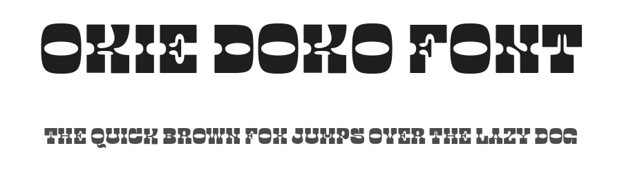 Okie Doko Font by That That Creative — Slab Serif Font