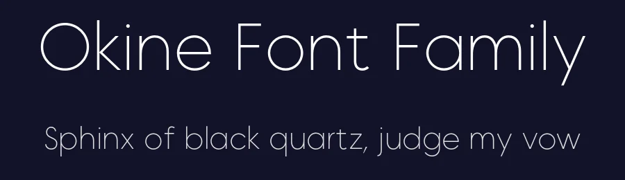 Okine Font Family by MadeType — Sans Serif Font — thumbnail 2