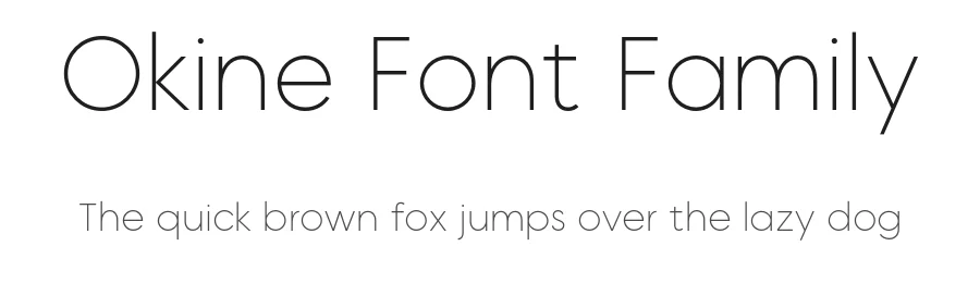 Okine Font Family by MadeType β Sans Serif Font