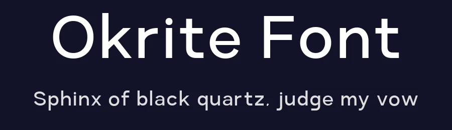 Okrite Font by Say Studio — Display Font — thumbnail 2