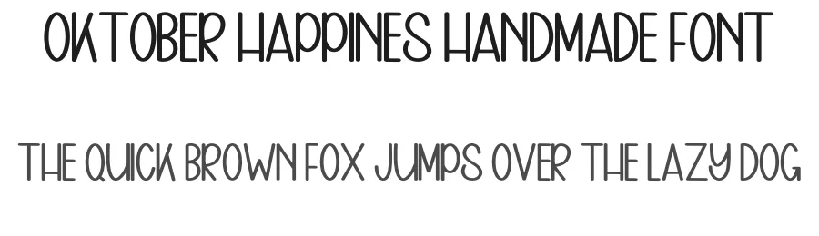 Oktober Happines Handmade Font by inermediaSTUDIO — Display Font