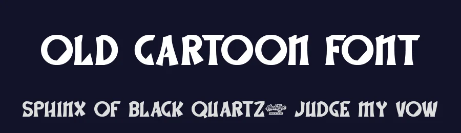 Old Cartoon Font by noahtype — Decorative Font — thumbnail 2