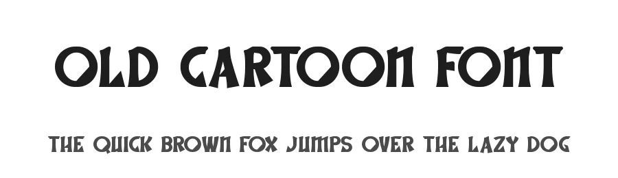 Old Cartoon Font by noahtype β Decorative Font