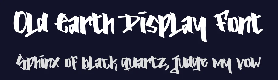 Old Earth Display Font by vaiminit — Blackletter Font — thumbnail 2