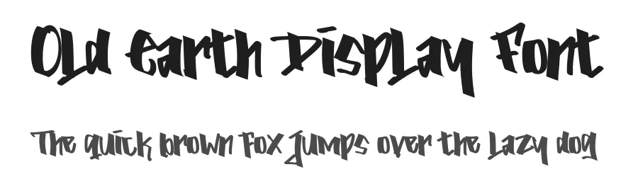 Old Earth Display Font by vaiminit — Blackletter Font