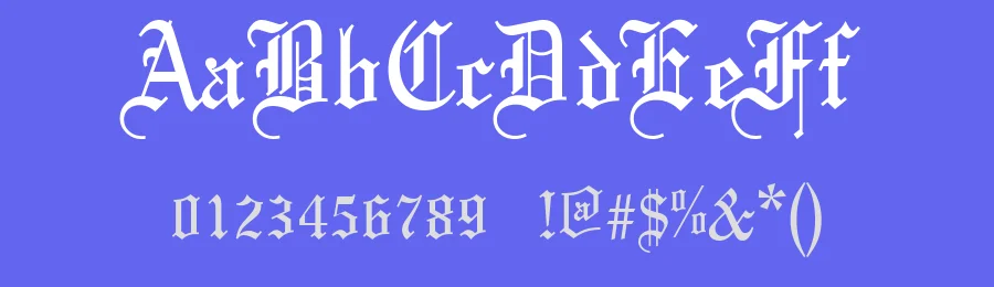 Old English Font by Igor Grovich — Display Font — thumbnail 3
