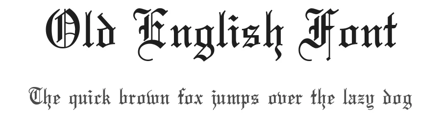 Old English Font by Igor Grovich — Display Font