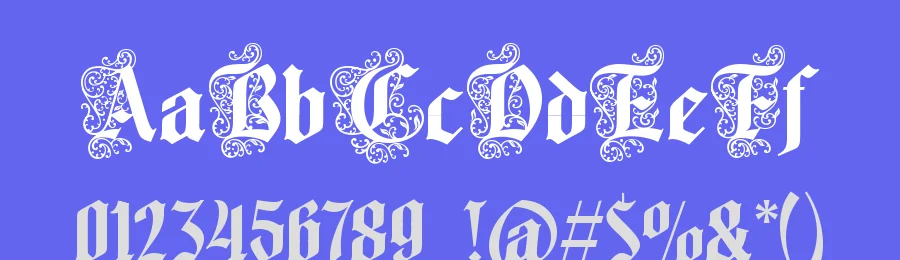 Old Master Font by alit design — Blackletter Font — thumbnail 3