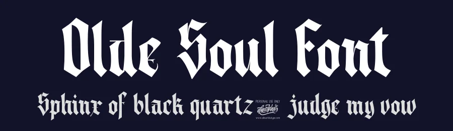 Olde Soul Font by Almarkhatype — Display Font — thumbnail 2