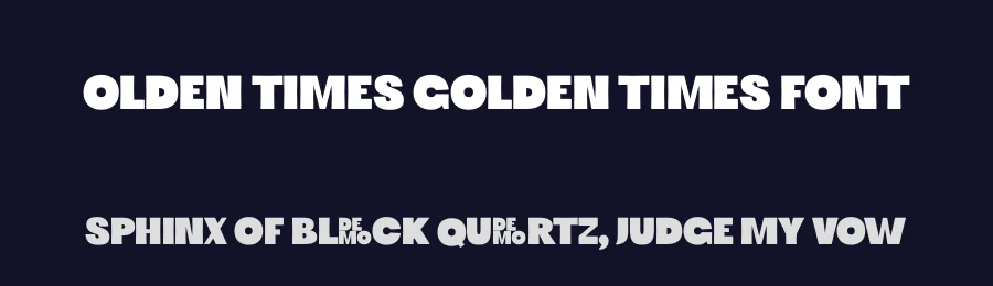 Olden Times Golden Times Font by Suolahti Type — Display Font — thumbnail 2