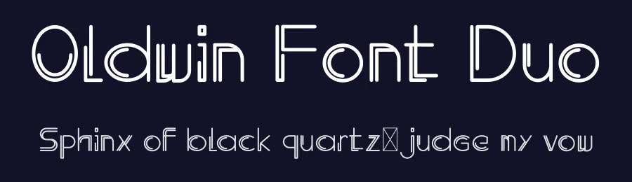 Oldwin Font Duo by edricstudio — Sans Serif Font — thumbnail 2