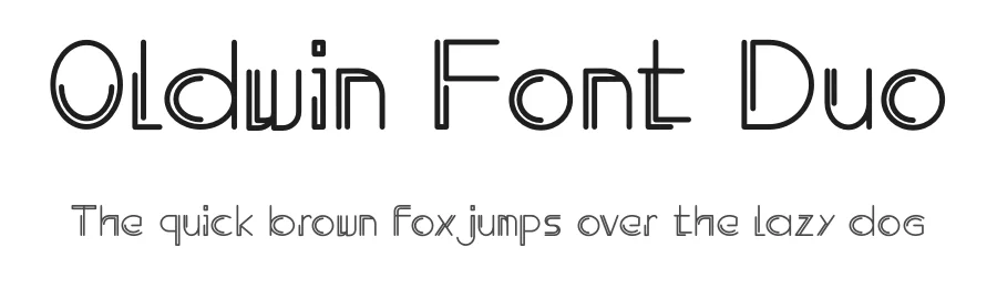 Oldwin Font Duo by edricstudio — Sans Serif Font