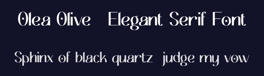 Olea Olive – Elegant Serif Font by Pikgura Type — Display Font — thumbnail 2