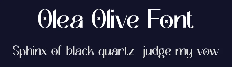 Olea Olive Font by Pikgura — Display Font — thumbnail 2