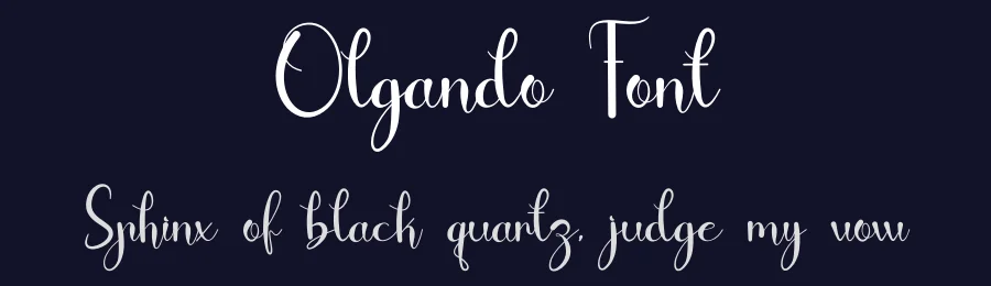 Olgando Font by fahmistudio99 — Script Handwritten Font — thumbnail 2
