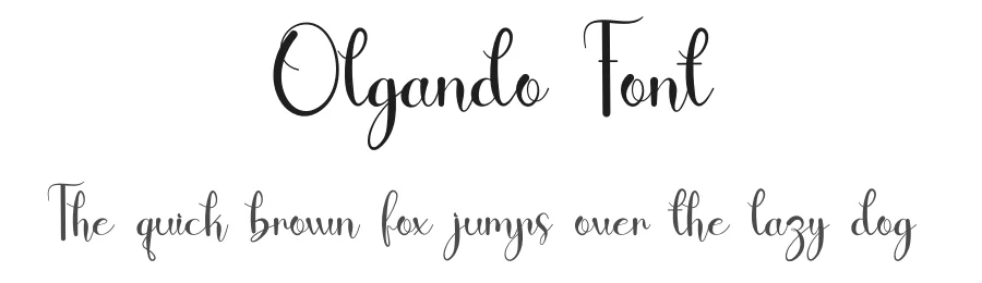 Olgando Font by fahmistudio99 — Script Handwritten Font