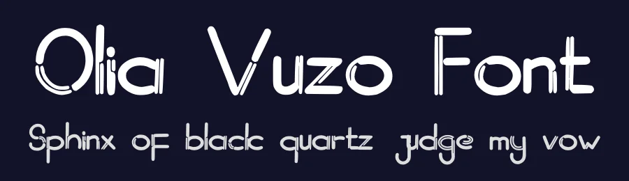 Olia Vuzo Font by Javanicestudio — Decorative Font — thumbnail 2