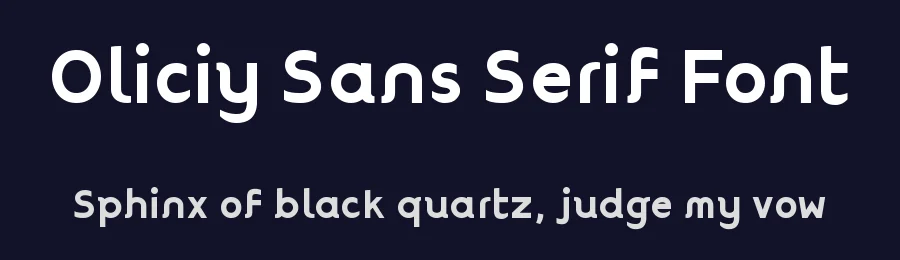 Oliciy Sans Serif Font by LJ-Design Studios — Sans Serif Font — thumbnail 2