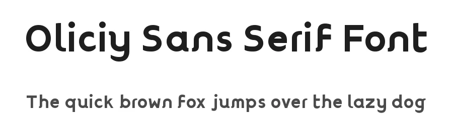 Oliciy Sans Serif Font by LJ-Design Studios — Sans Serif Font