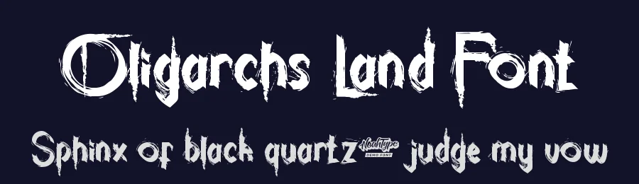 Oligarchs Land Font by noahtype — Blackletter Font — thumbnail 2
