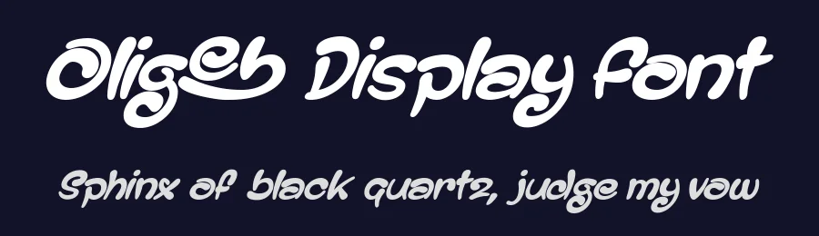 Oligeb Display Font by Linecreative — Display Font — thumbnail 2