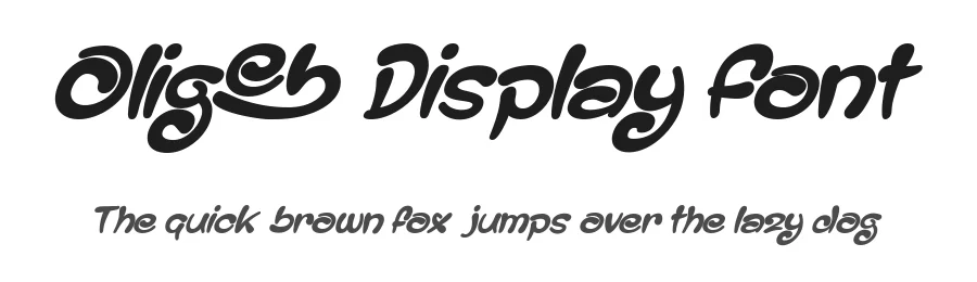 Oligeb Display Font by Linecreative — Display Font