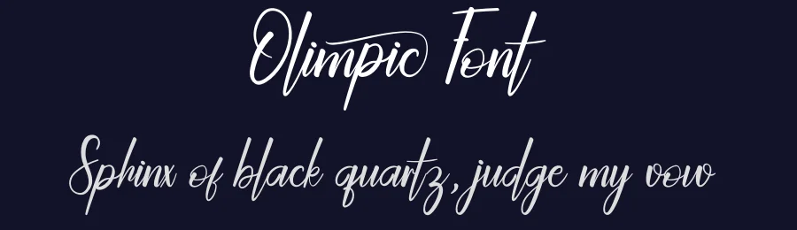 Olimpic Font by Adeindrawan — Script Handwritten Font — thumbnail 2