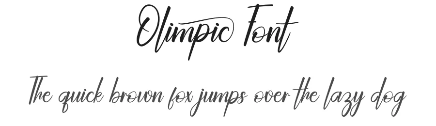 Olimpic Font by Adeindrawan — Script Handwritten Font