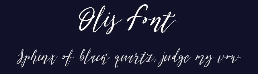 Olis Font by brandbe — Script Handwritten Font — thumbnail 2