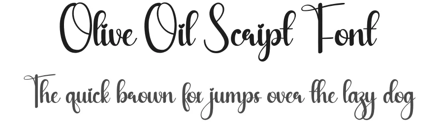 Olive Oil Script Font by creativeletter — Script Handwritten Font