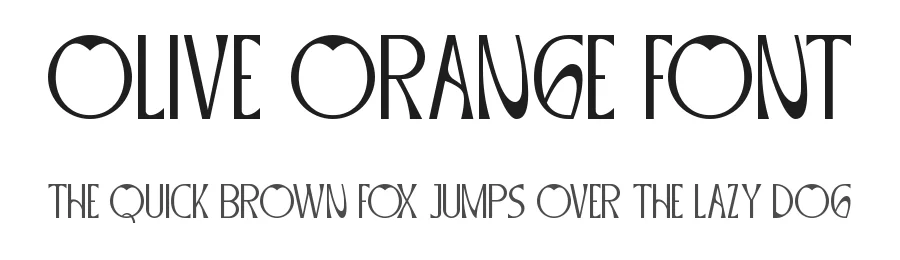 Olive Orange Font by edricstudio — Display Font