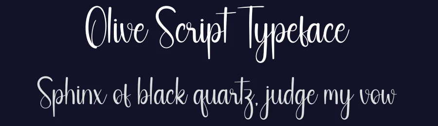 Olive Script Typeface by andikastudio — Script Handwritten Font — thumbnail 2