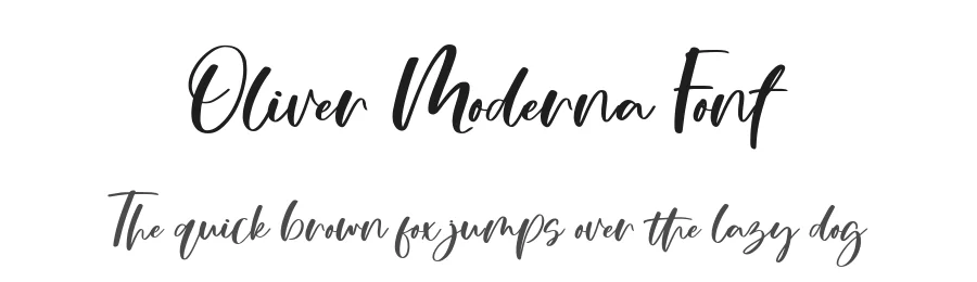 Oliver Moderna Font by Paily Studio — Script Handwritten Font