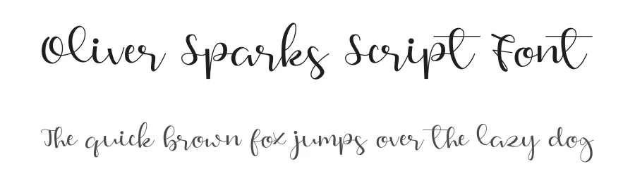 Oliver Sparks Script Font by letterenastudios — Script Handwritten Font