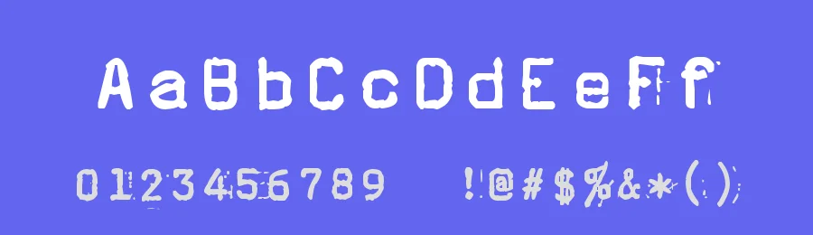 Olivetti Hispano Pluma 22 Typewriter Font by zai — Display Font — thumbnail 3