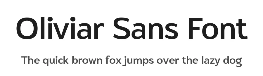 Oliviar Sans Font by AF Studio — Sans Serif Font