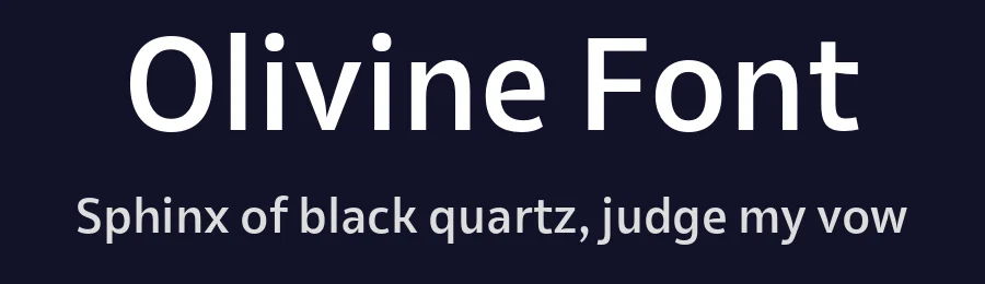 Olivine Font by URW Type Foundry — Sans Serif Font — thumbnail 2