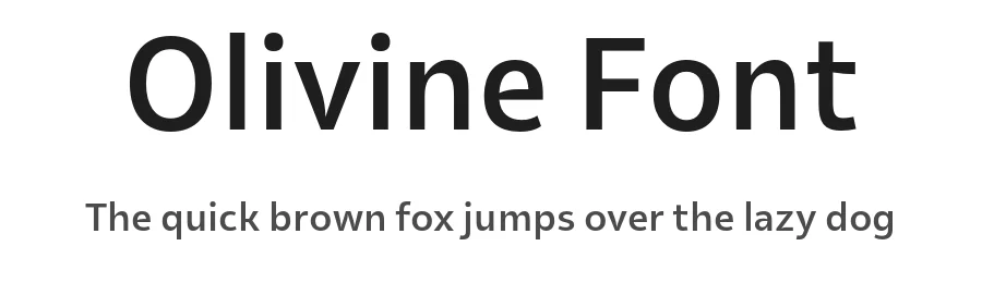 Olivine Font by URW Type Foundry — Sans Serif Font