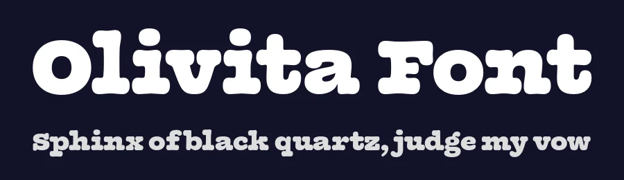 Olivita Font by Plau — Slab Serif Font — thumbnail 2