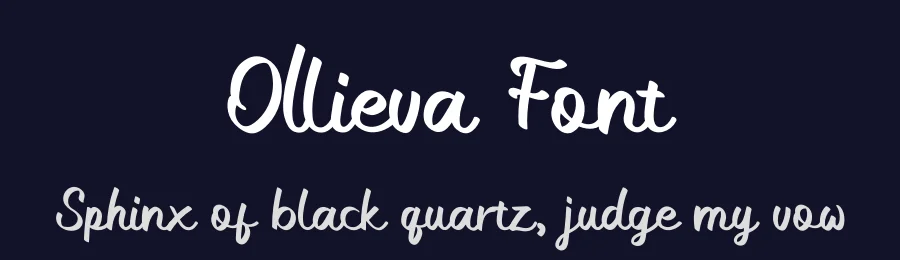 Ollieva Font by yeenstudio — Script Handwritten Font — thumbnail 2